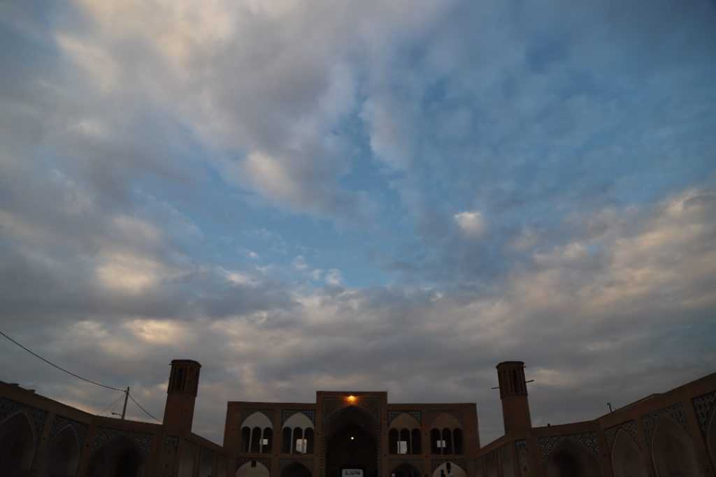 Eine andere Ansicht der Agha Bozorg Moschee von Kashan