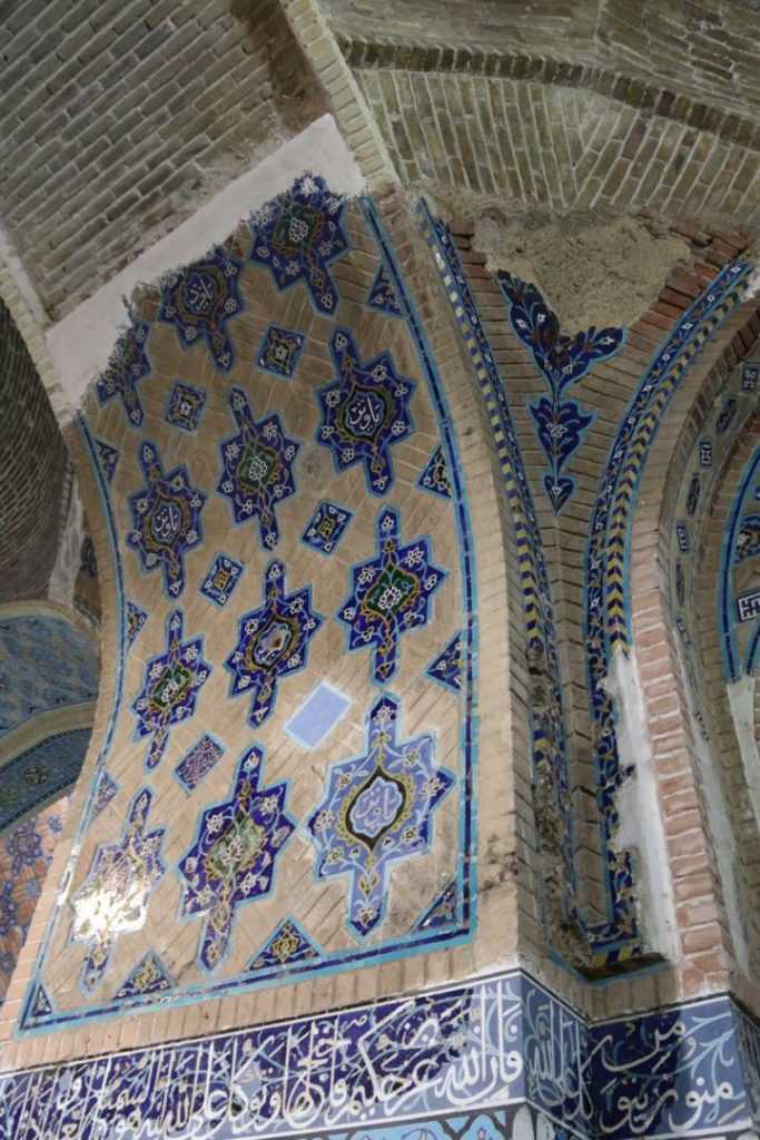 Innenansicht der Blaue Moschee Tabriz