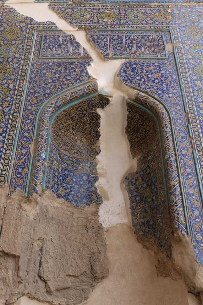 Innenansicht der Blaue Moschee Tabriz 