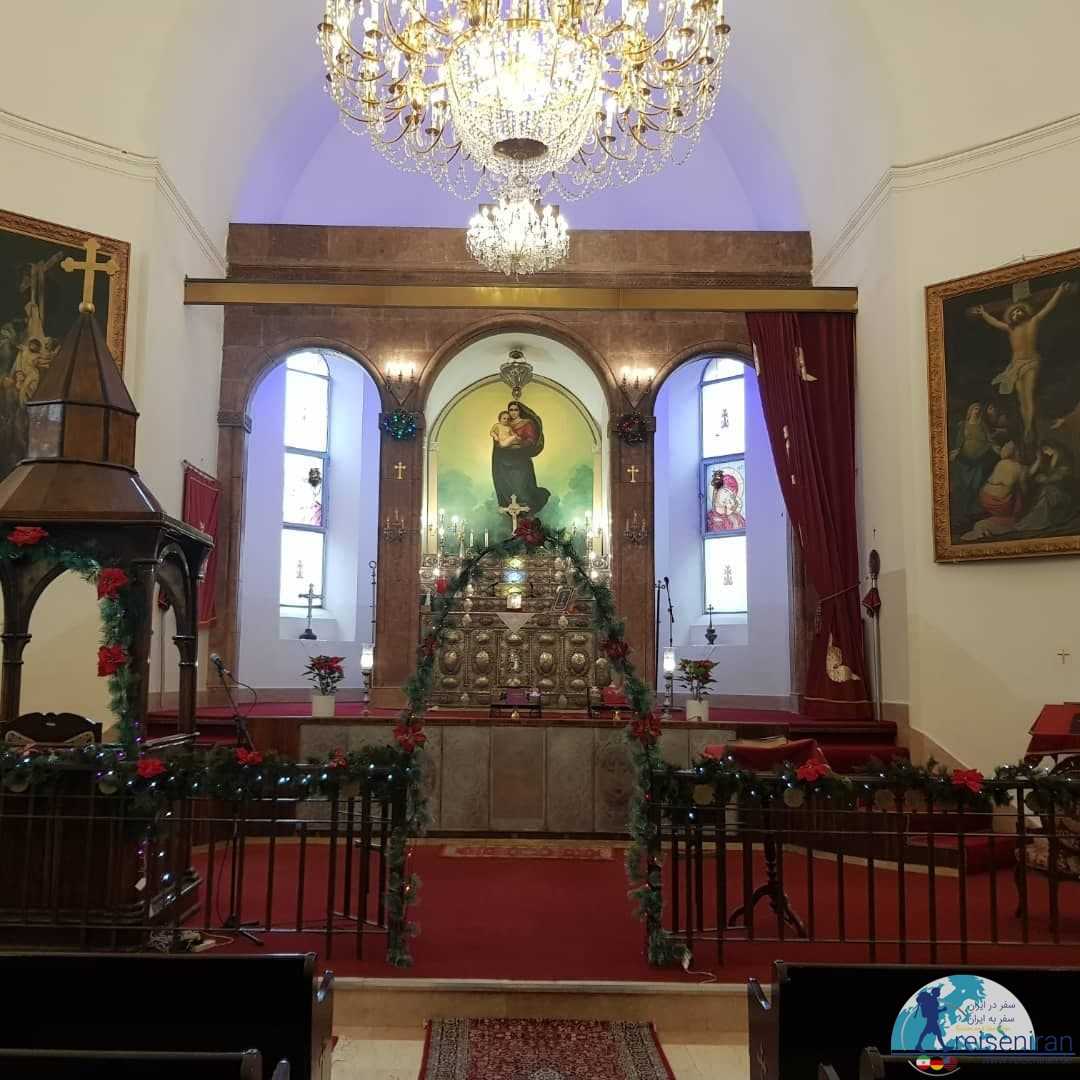 کلیسا حضرت مریم تهران آماده سال نوی میلادی