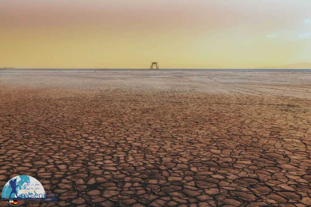 دریاچه ارومیه خشک