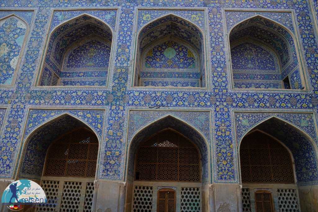 معماری بخش های مختلف مسجد شاه اصفهان