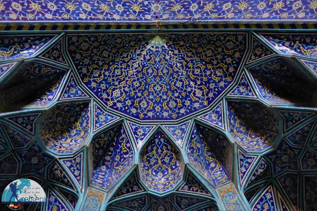 مقرنس کاری مسجد شیخ لطف الله اصفهان