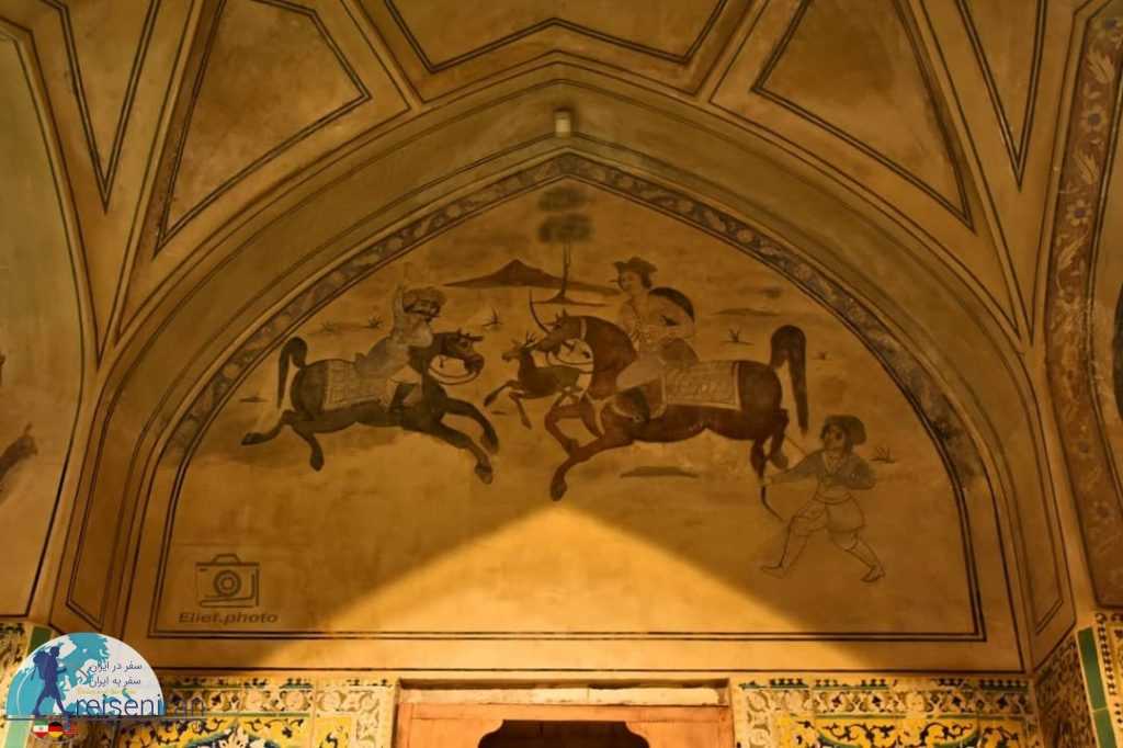 نقاشی دیواری حمام علی آقا اصفهان