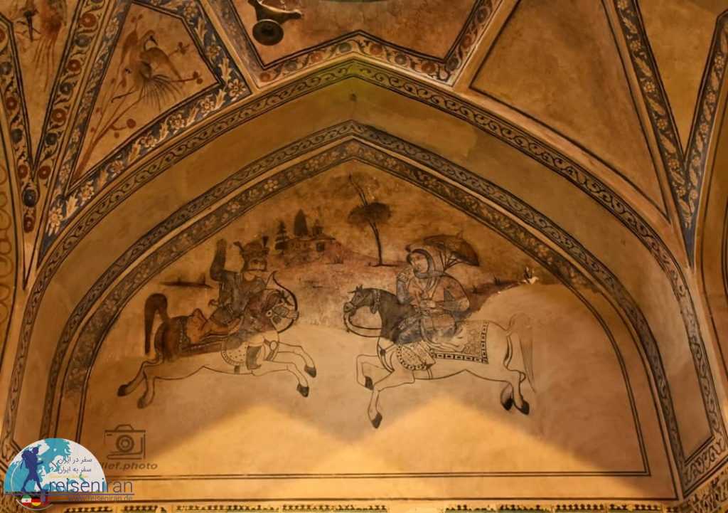 نقاشی دیواری حمام علی قلی آقا اصفهان