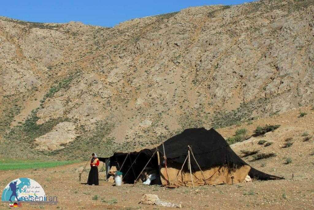 Black tent of bakhtiari people
