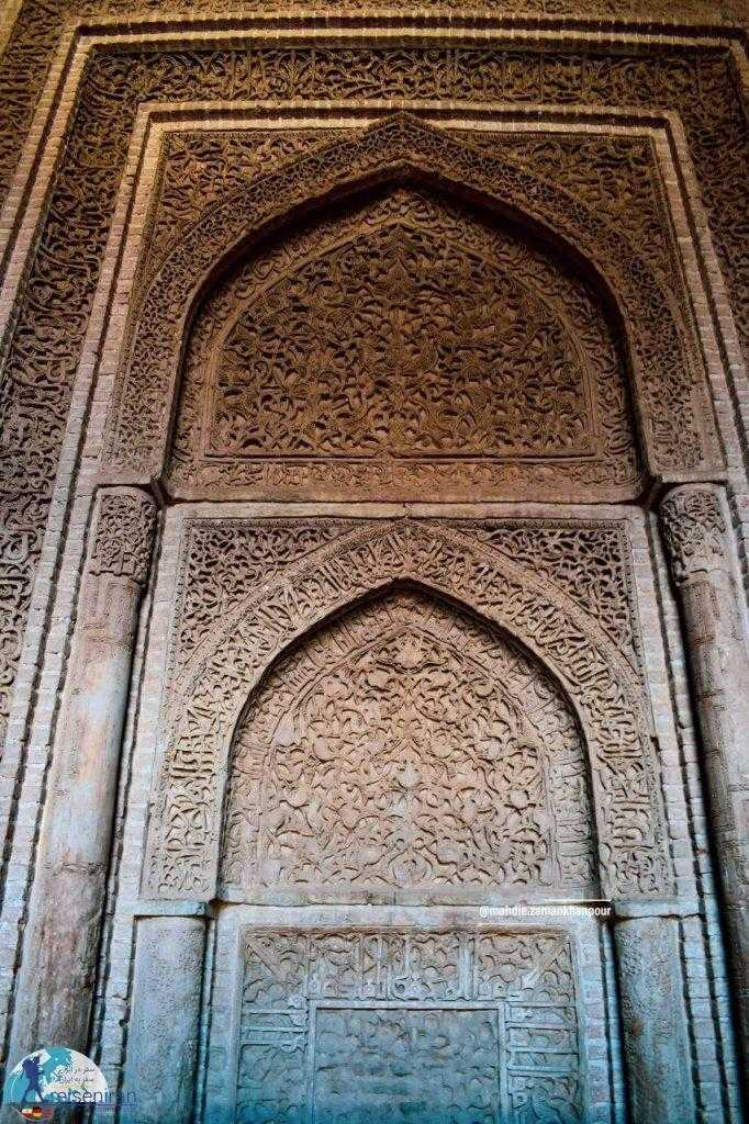 تزئینات زیبای مسجد جامع اردستان