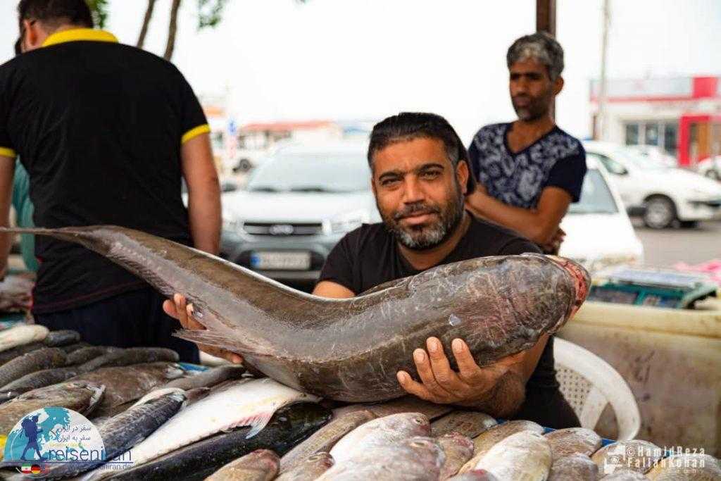 عکس از کسبه بازار ماهی فروشان بندرعباس