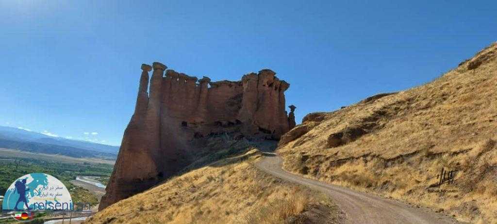 مسیر قلعه بهستان ماهنشان