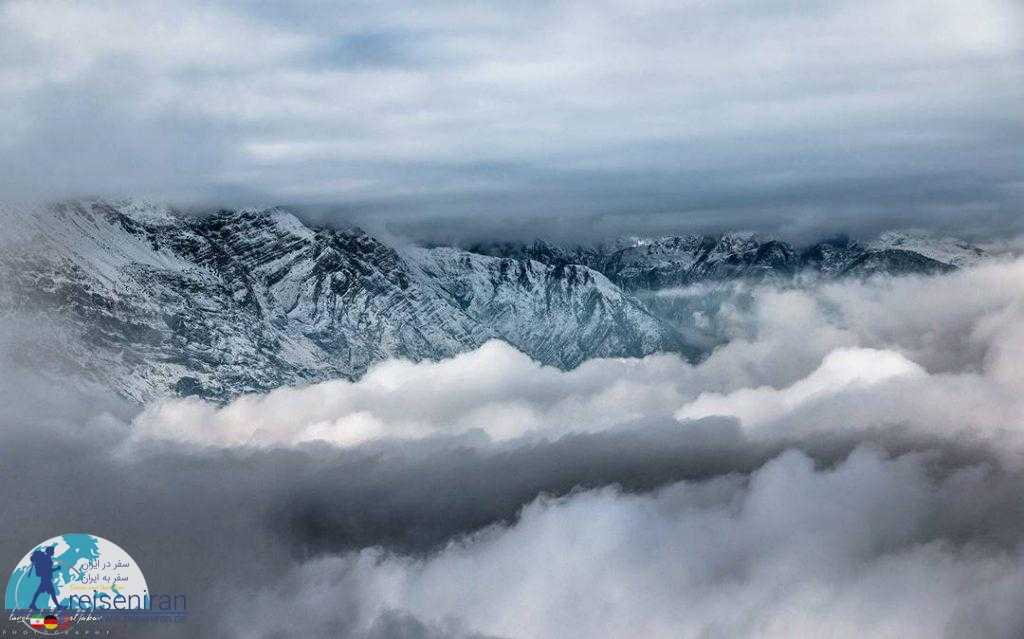 رشته کوه البرز زمستانی
