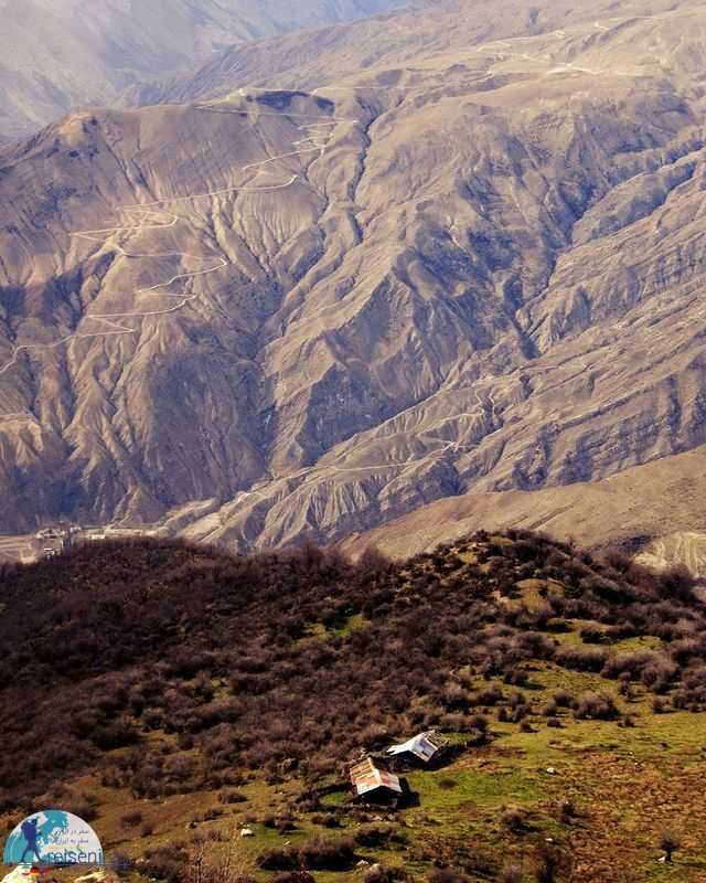 نمایی از کوه های البرز