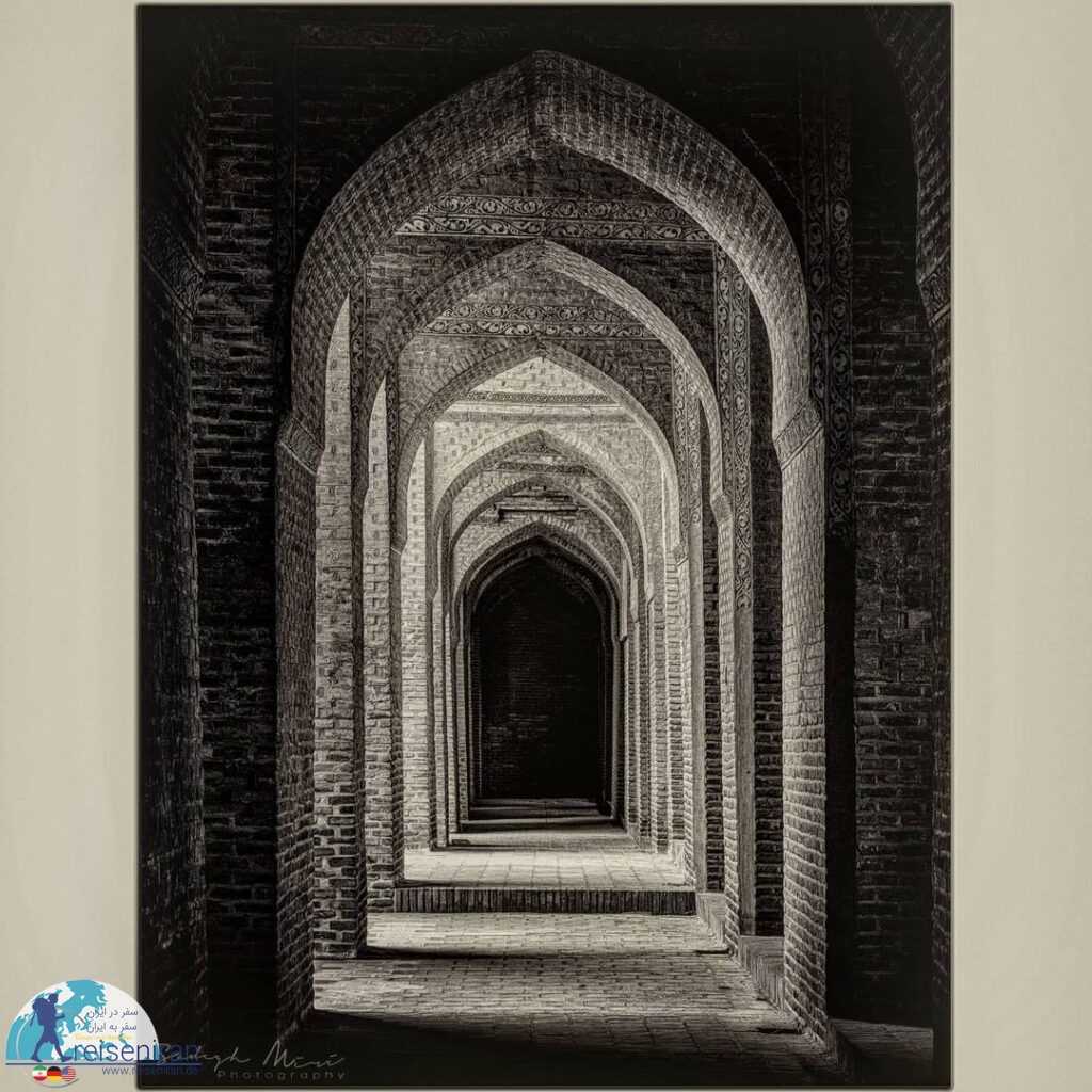 معماری مسجد زیبای جامع ورامین