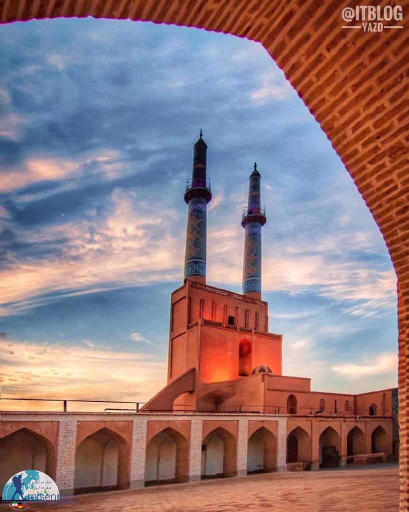 عکس مسجد جامع شهر یزد