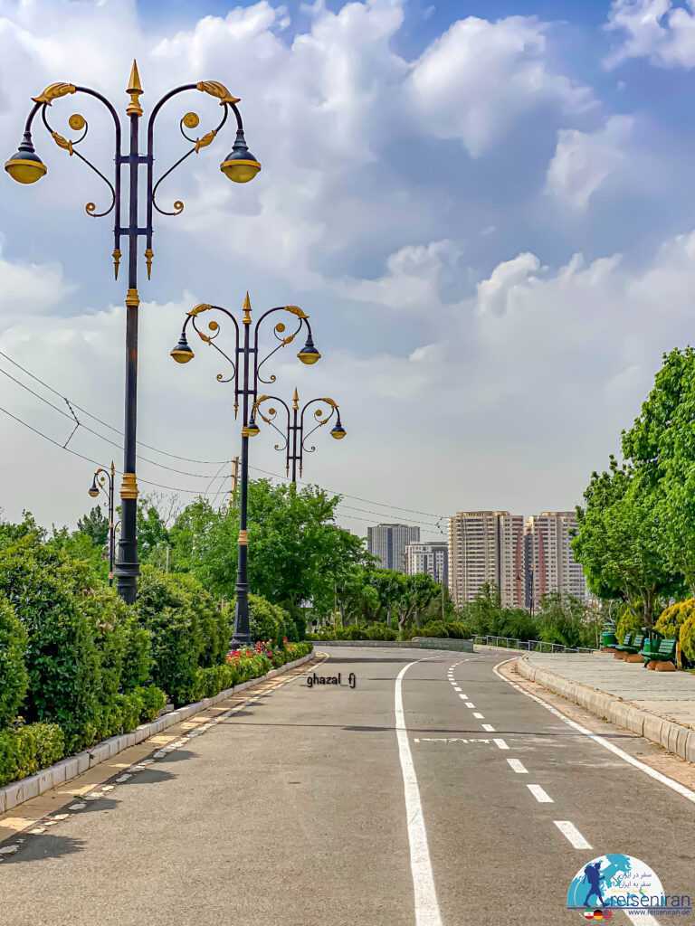 مسیر دوچرخه سواری پارک جوانمردان تهران