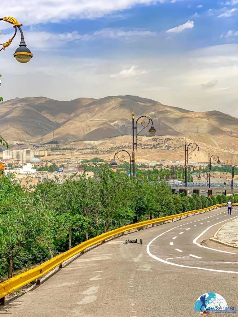 مسیر پیاده روی پارک جوانمردان تهران