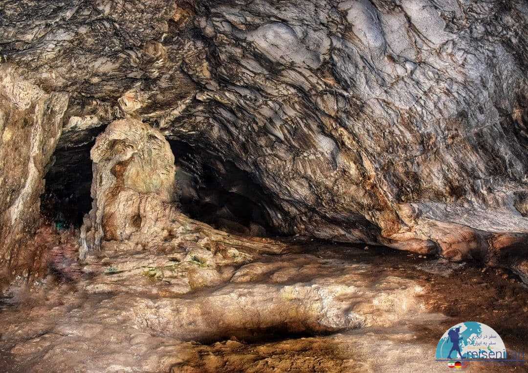 فضای داخلی غار دربند رشی رودبار