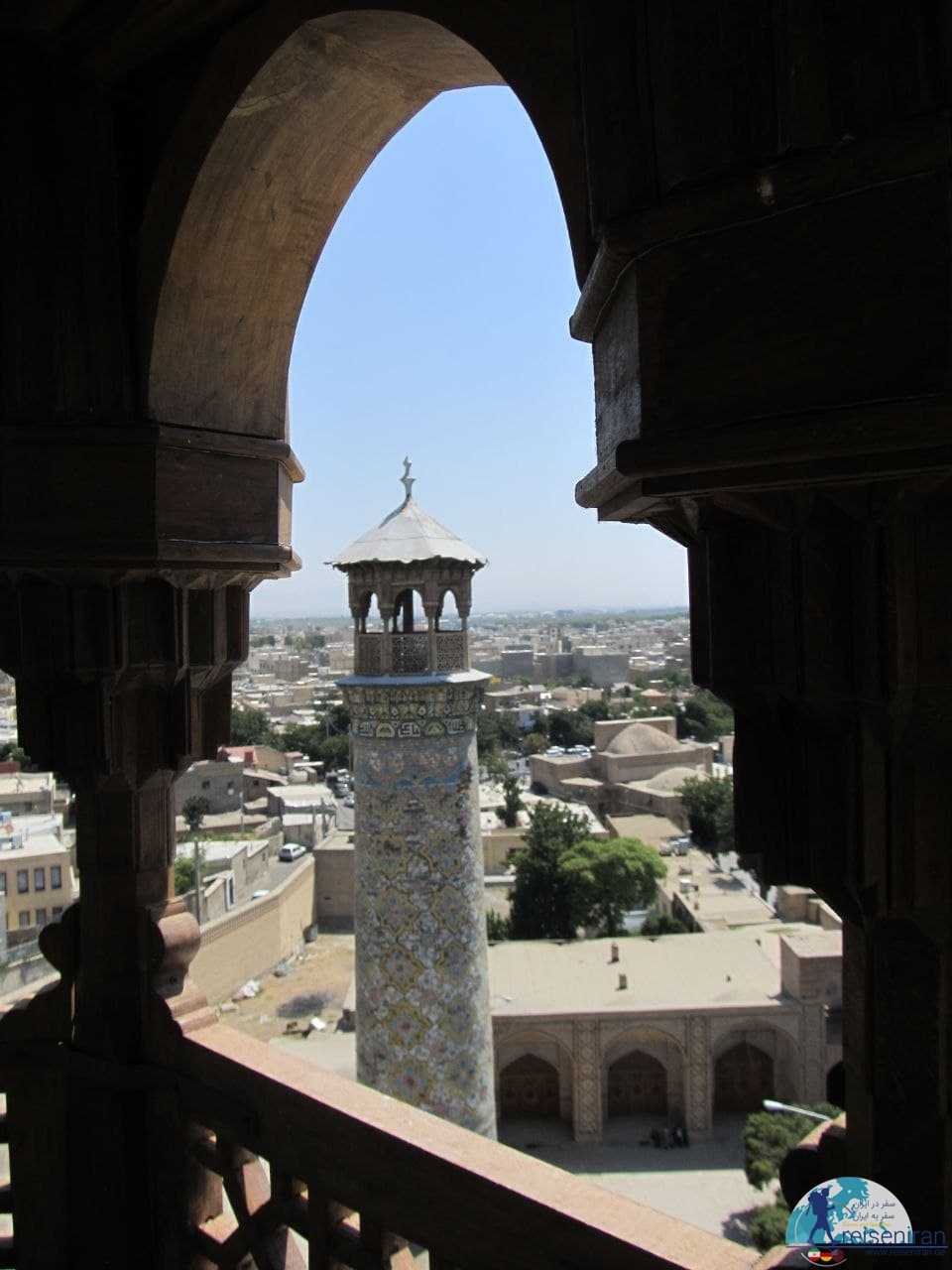 شهر قزوین و مسجد جامع شهر
