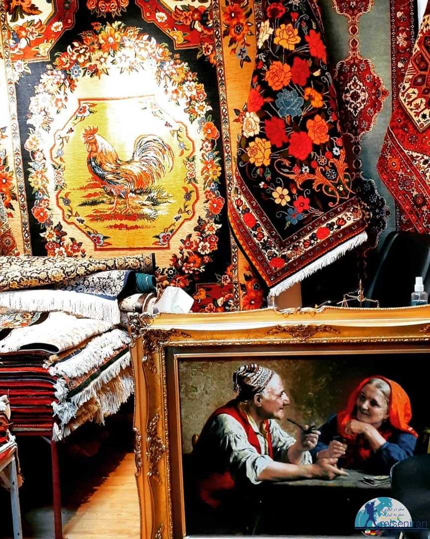 فرش در بازار شاه عباسی فردوسی