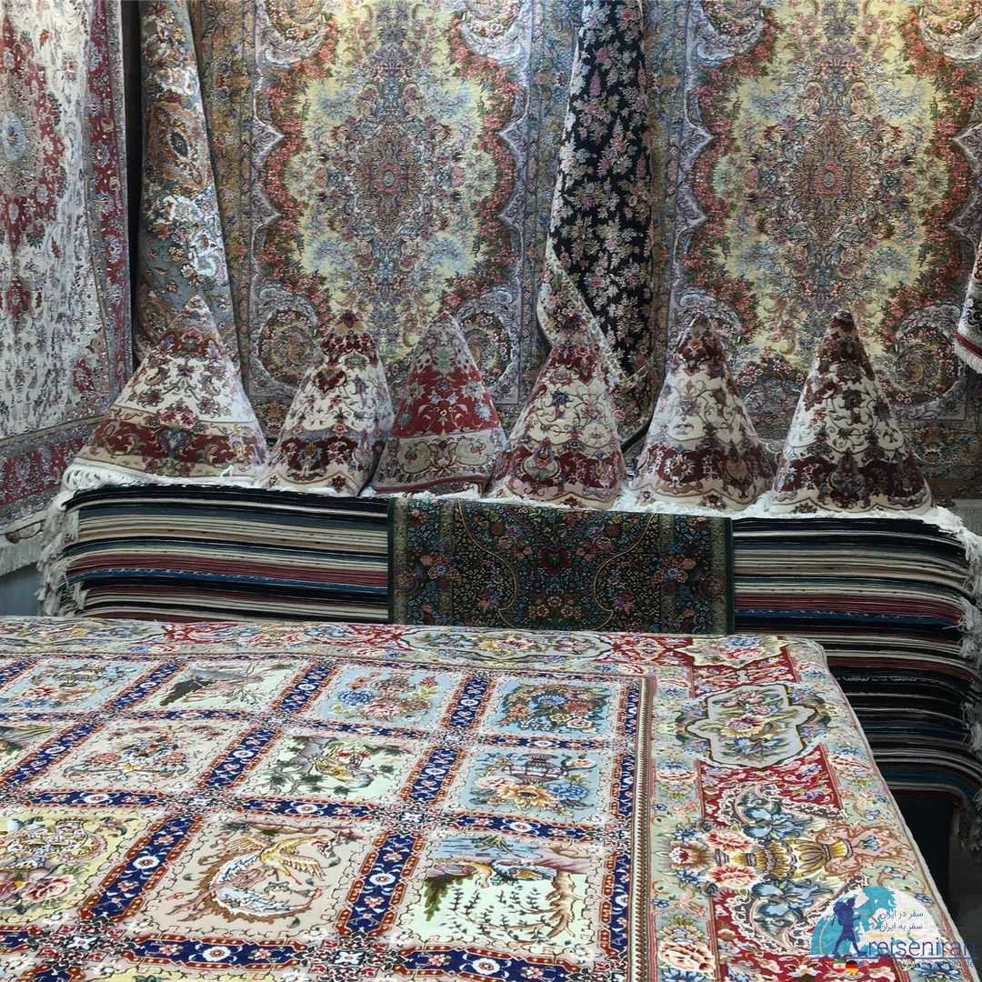 فرش های دستبافت در بازار عباسی فردوسی تهران
