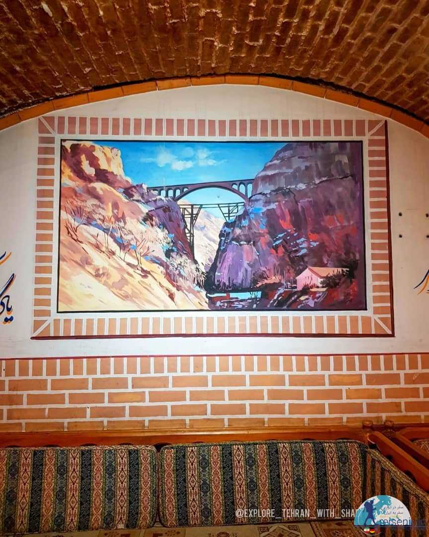 نقاشی پل ورسک در رستوران سنتی ترمه