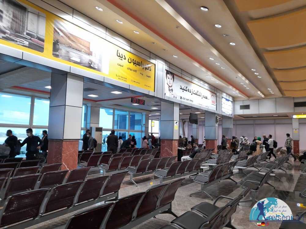 فضای داخل فرودگاه بندر بوشهر