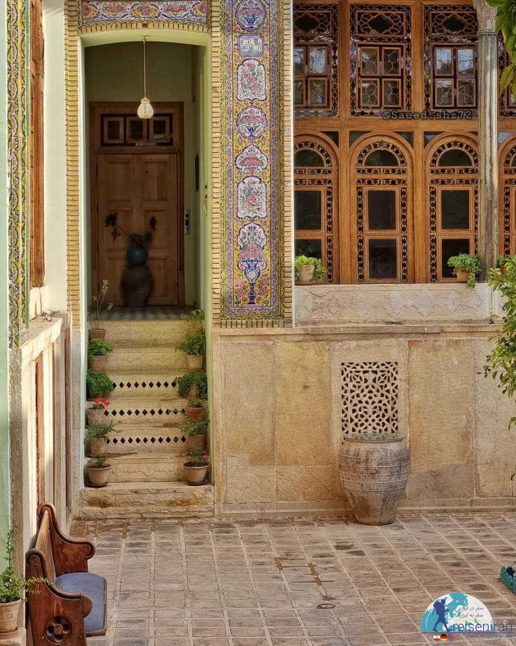 کاشیکاری های بوتیک هتل شیراز