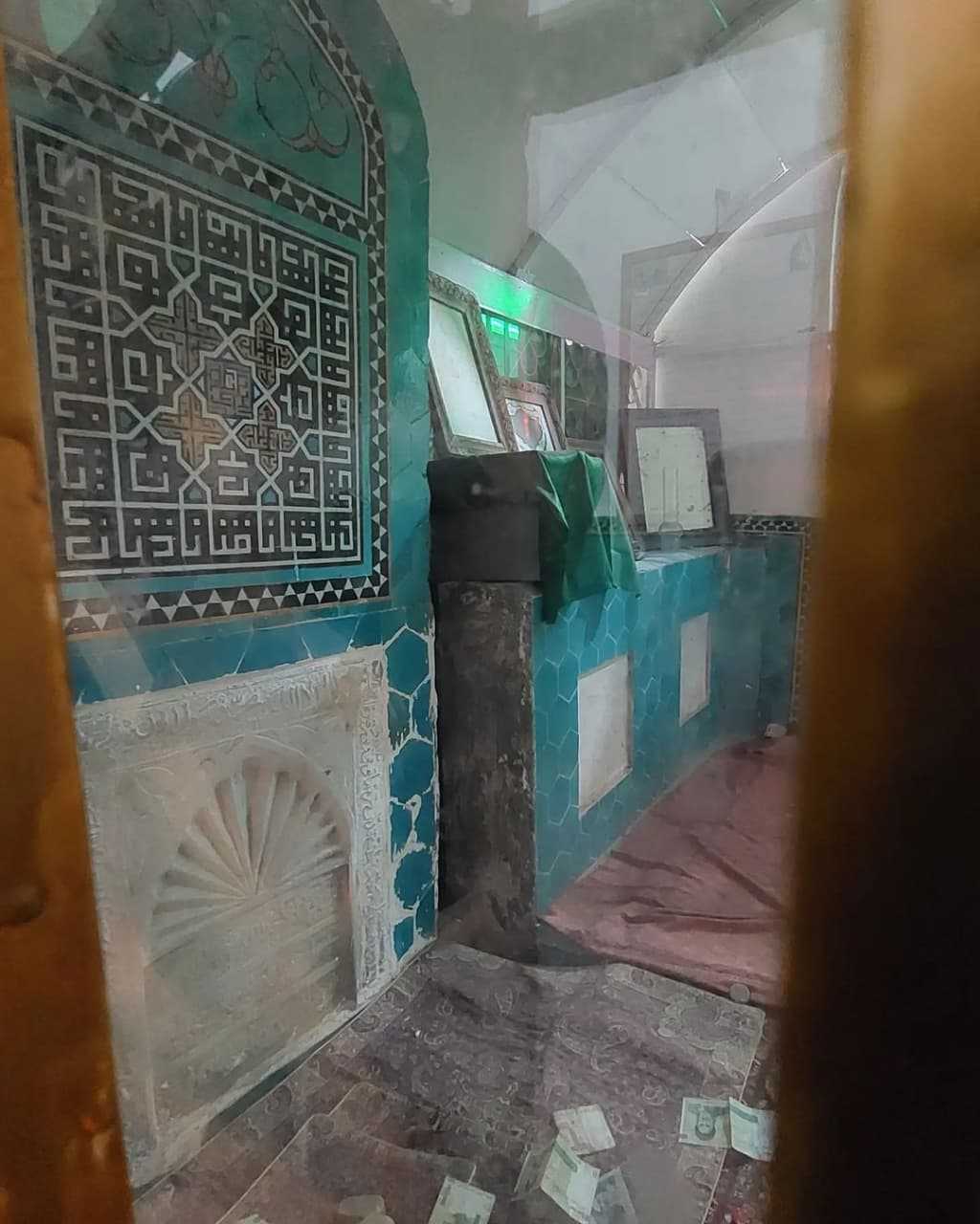 کاشیکاری در مقبره شیخ علی بلیمان