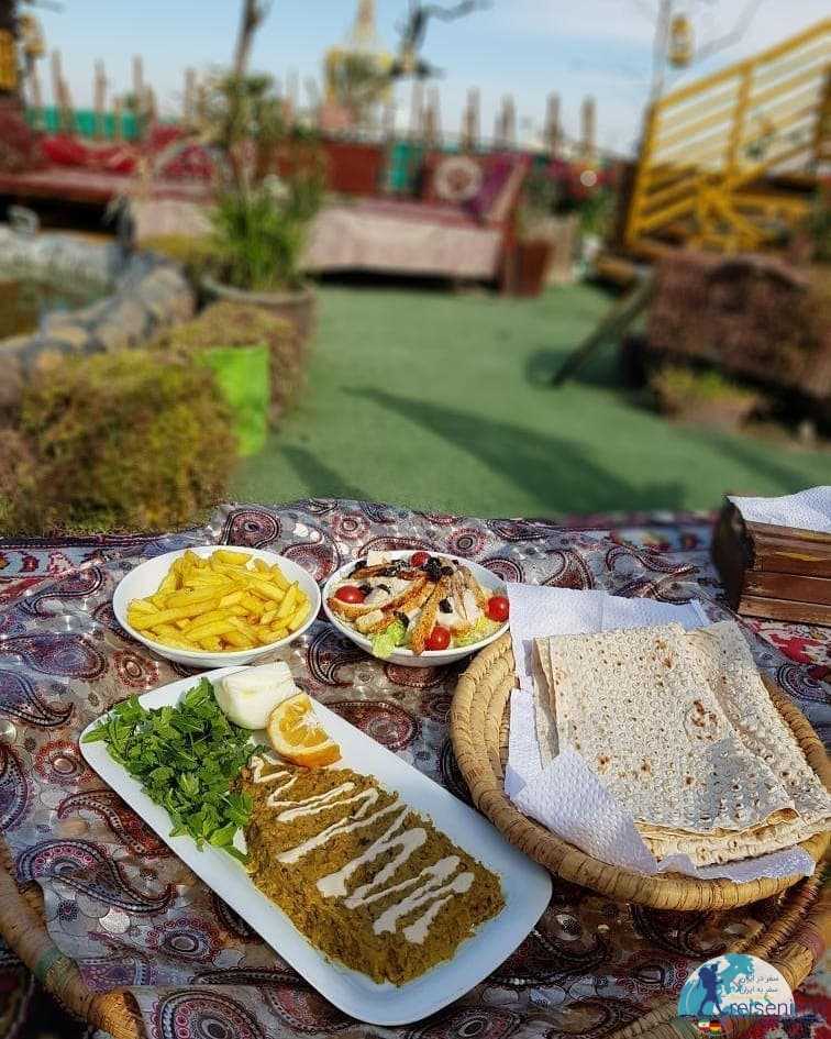 غذای کافه رستوران گلها بوشهر