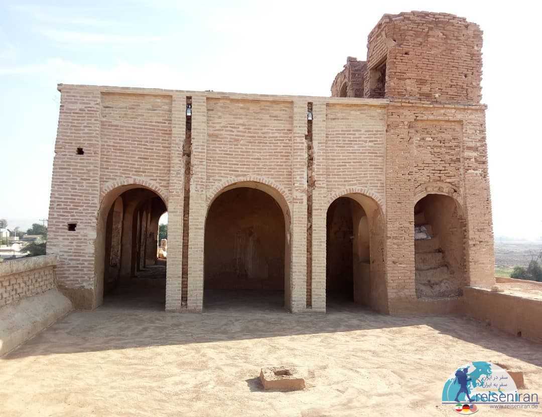 قلعه حسین خان افشار شوشتر در حال مرمت