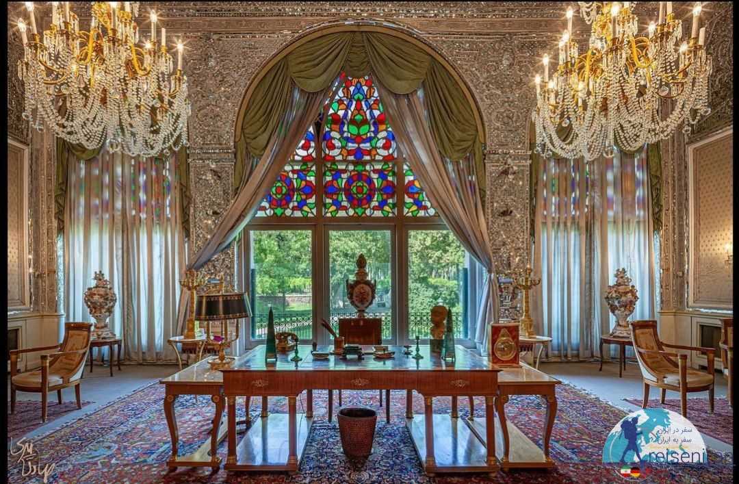 اتاق کار محمدرضا شاه پهلوی در کاخ صاحبقرانیه