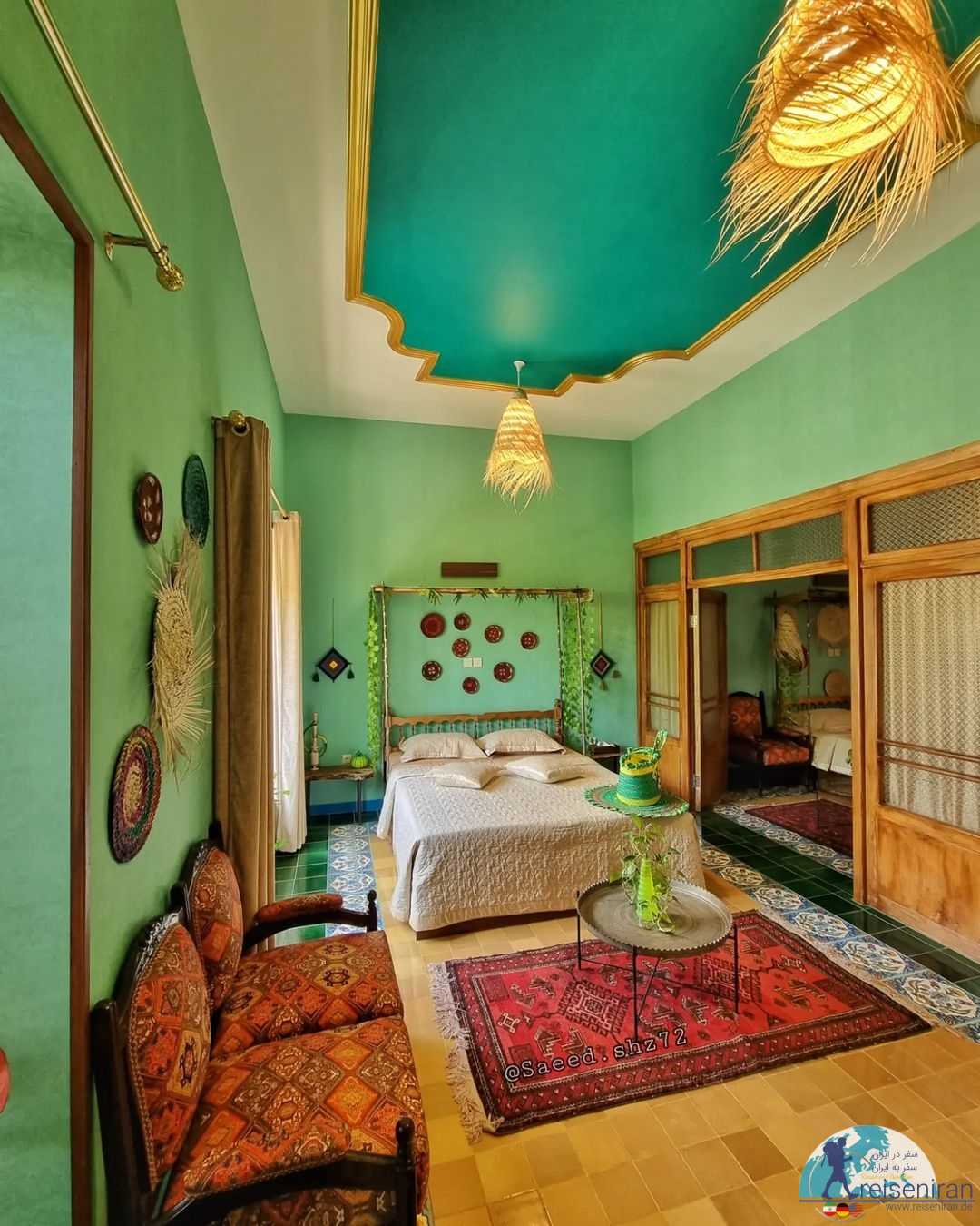 اتاق اقامتگاه سنتی شاباجی شیراز