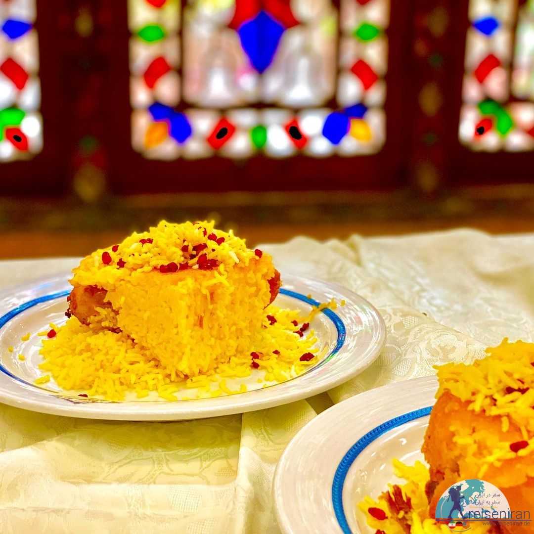 ته چین در رستوران شهرزاد شهر اصفهان
