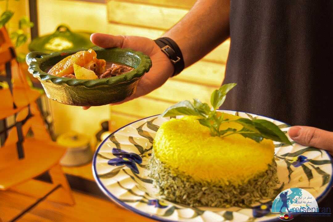 سرو غذا در رستوران گیله گل تهران